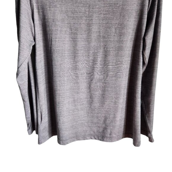 Travis Mathew Shirt Large Gray Grey Women's Crestview 1/4 Zip Long Sleeve Pullov - Picture 11 of 11